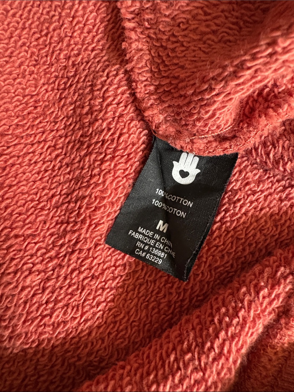 Spiritual Gangster Off-Shoulder Muted/Dusty Rose Women's Lounge Top - Picture 4 of 10